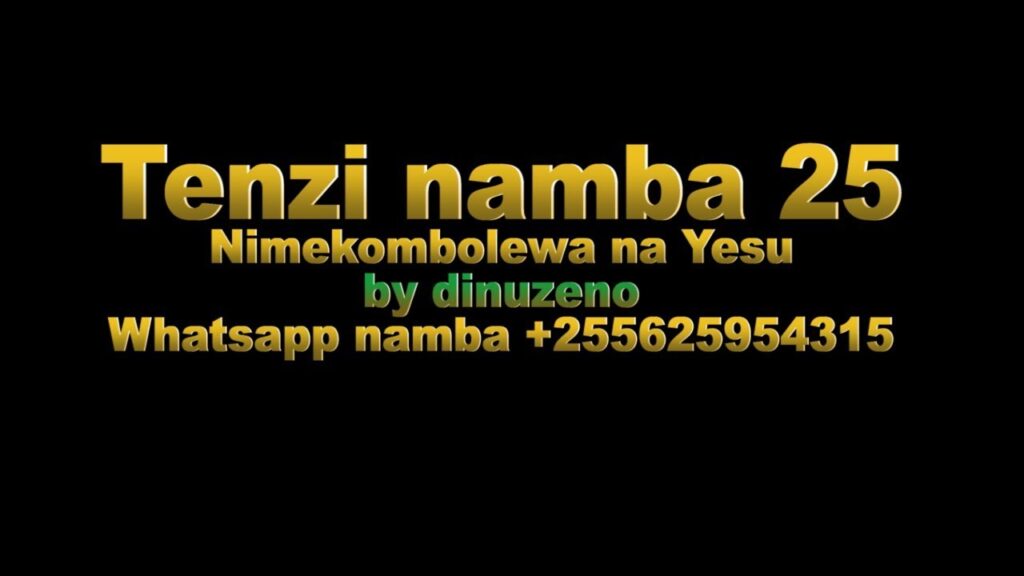 Dinu Zeno –  NIMEKOMBOLEWA NA YESU TENZI NAMBA 25 | Download MP3